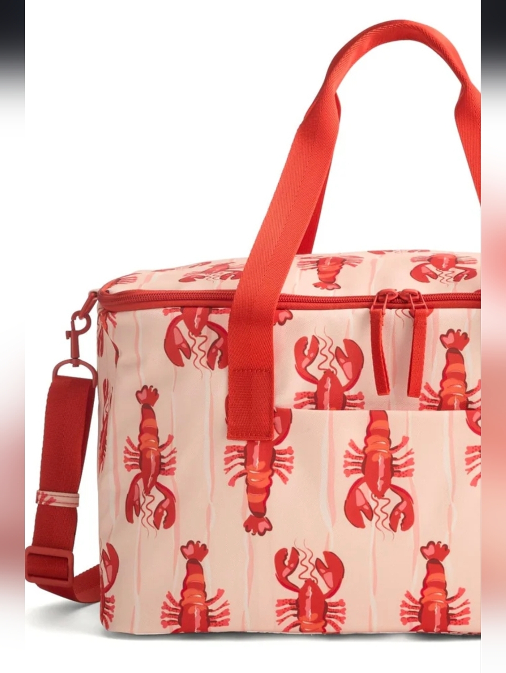 Vera Bradley Family Cooler Tote In Polyester NWT. Lobster Clause Design - Picture 3 of 9